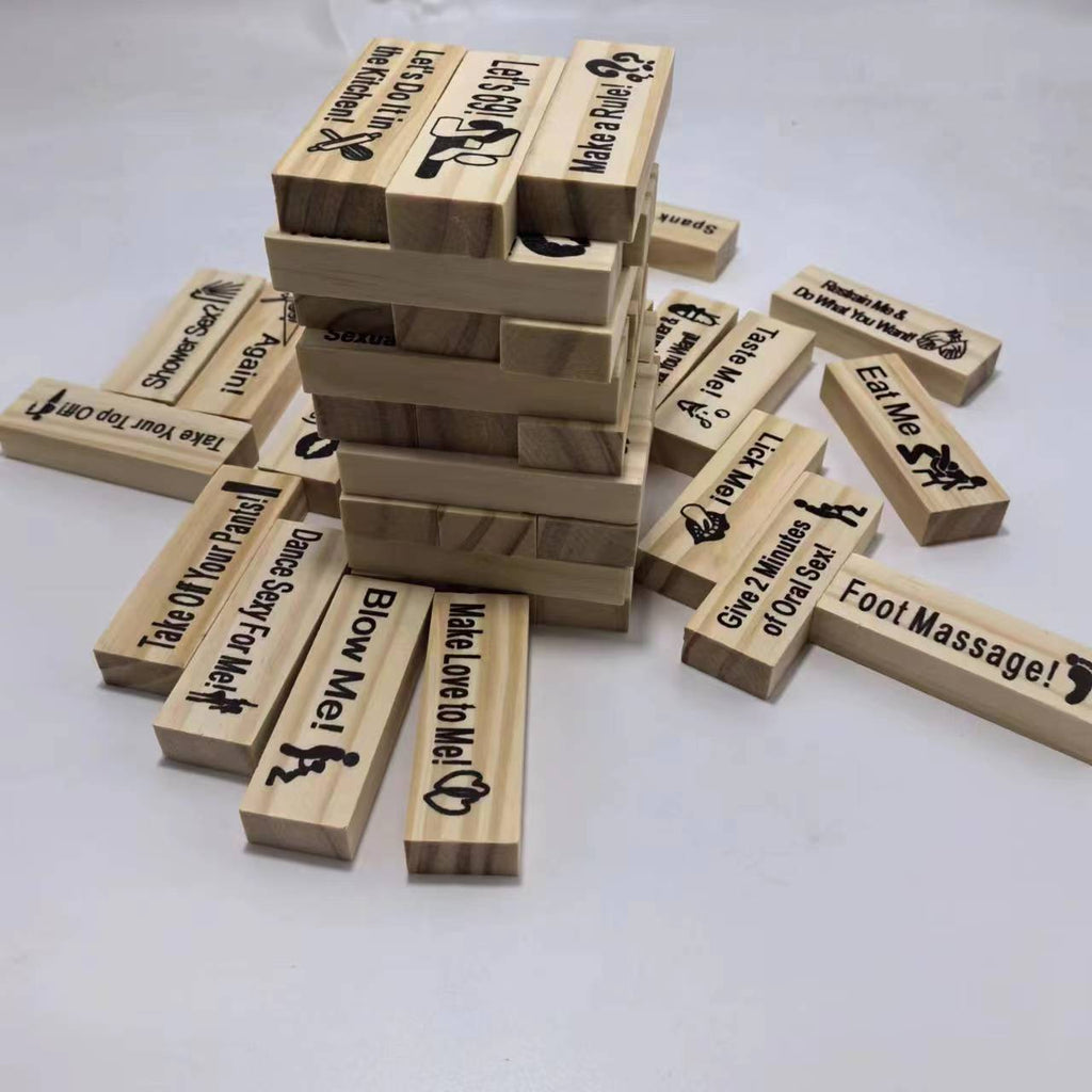 Walentynkowa Jenga dla Par +18