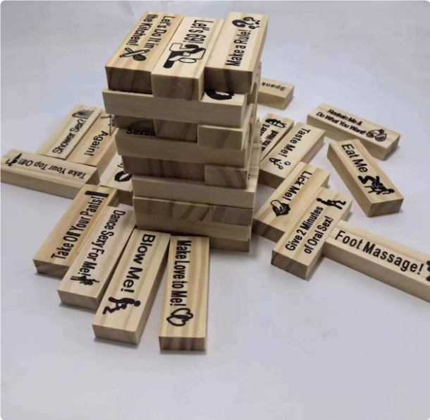 Walentynkowa Jenga dla Par +18